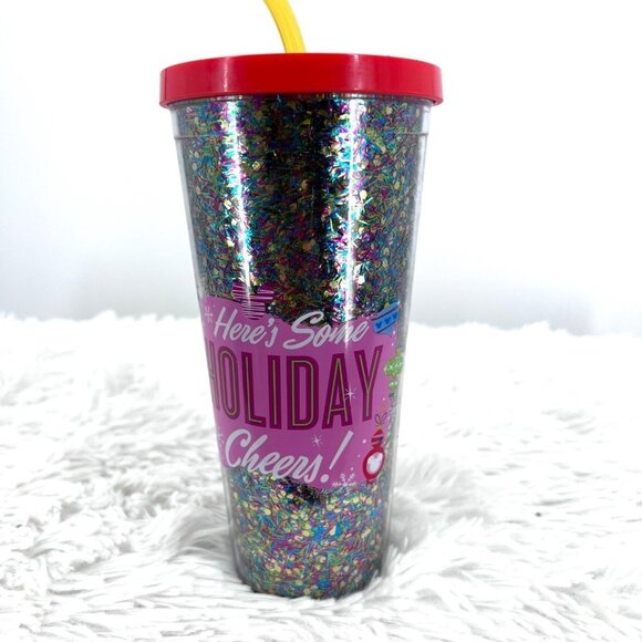 Disney Parks Mid Century Brights Holiday Tumbler With Straw‎ - Picture 3 of 7